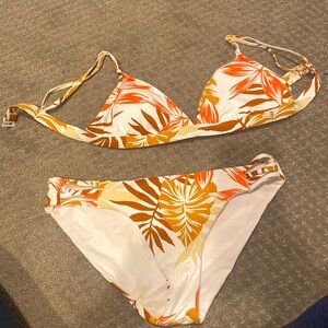Roxy White Hawaiian Swimsuit